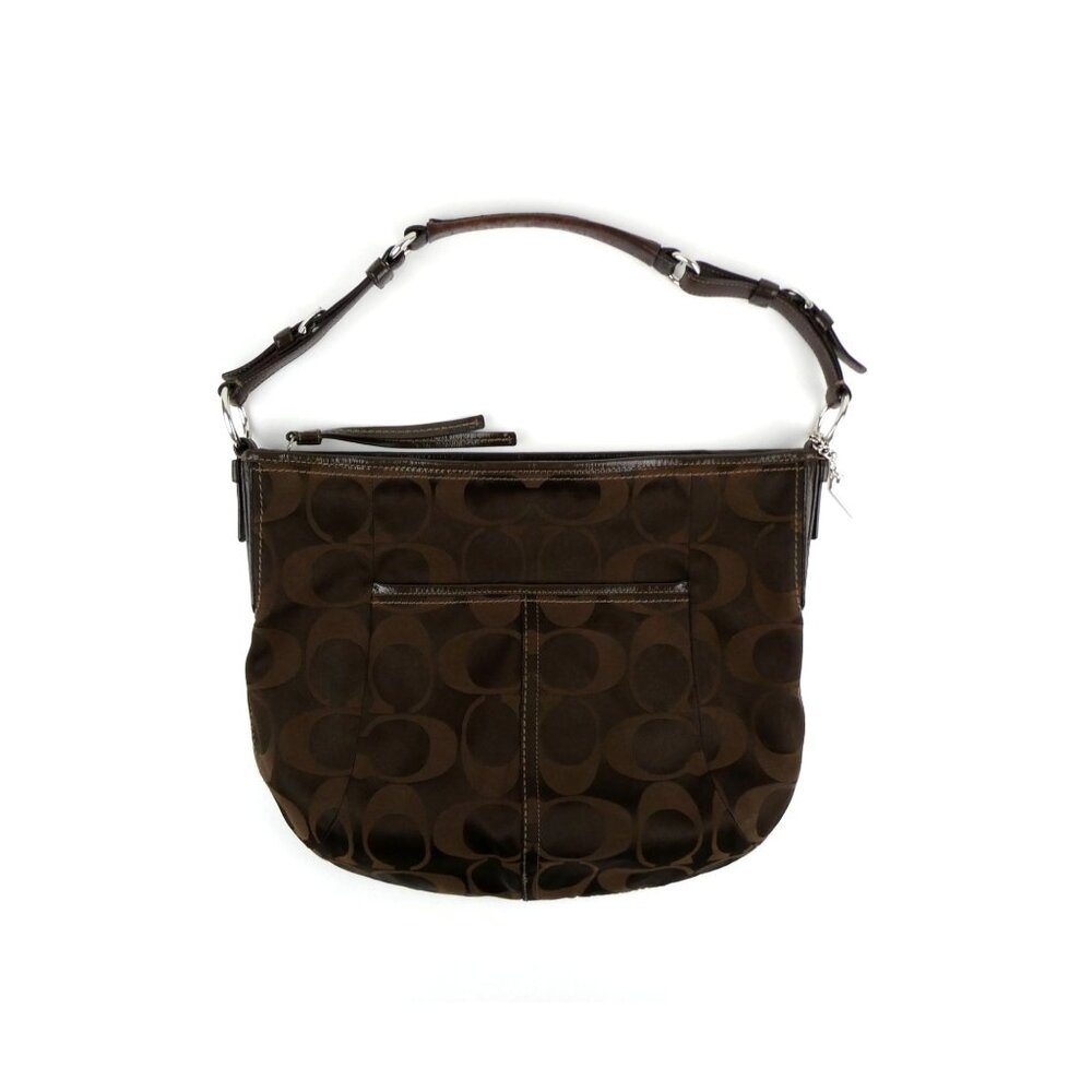 Coach Signature Brown Shoulder Bag 12676